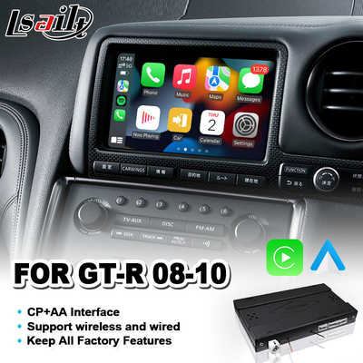 日産 GTR GT-R R35 2008-2010 のための Lsailt Android の自動車 Carplay インターフェイス