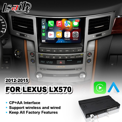 無線人間の特徴をもつ自動車との2012-2015年のLexusのためのLsailt CarplayインターフェイスLX570 LX