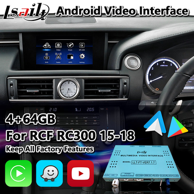 LSAilt Android System With Carplay Android Auto レクスス RC 350 300h 200t 300 AWD F スポーツ 2014-2018向け