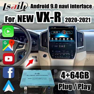 4+64GB CarPlay/人間の特徴をもつ自動インターフェイスはWaze、YouTube、土地の巡洋艦2020-2021 VX-RのためのNetflixを含んでいた