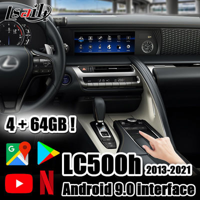 CarPlayのLEXUS LX570 LC500h 2013-2021のアンドロイドのビデオ インターフェイス、YouTubeのLsailt著人間の特徴をもつ自動車のためのGPSの人間の特徴をもつ箱