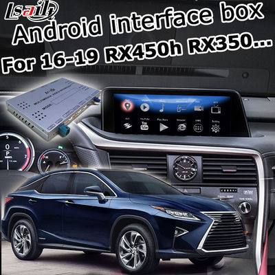 RX350 RX450h Lexusビデオ インターフェイス16-19版4GB RAMの人間の特徴をもつcarplay運行箱