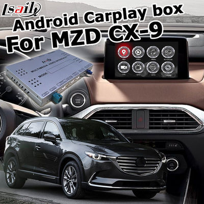 マツダCX-9 CX9 12VのDC電源のための人間の特徴をもつ自動carplayビデオ インターフェイス箱