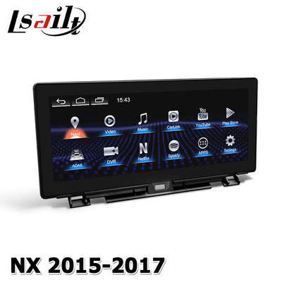Lexus NX200t車のタッチ画面のHexaプロセッサ10.25&quot;人間の特徴をもつ自動無線Carplay