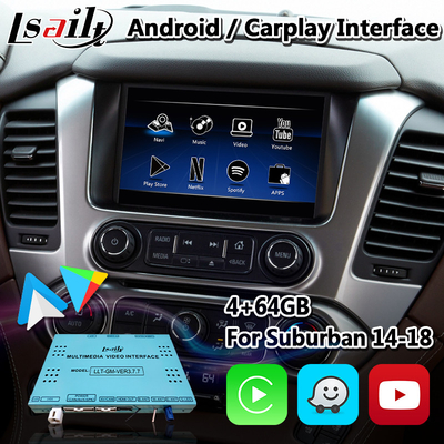 シボレー サバーバン GMC タホ用 Lsailt Android Auto Carplay マルチメディア インターフェイス
