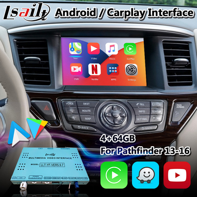 日産のマルチメディアは無線人間の特徴をもつ自動CarplayとパスファインダーR52のためにインターフェイスする