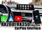無線Lexus RX200t RX350 RX450h 2013-2020年のためのCarplayのインターフェイスによってワイヤーで縛られる人間の特徴をもつ自動車
