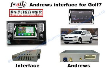 完全な接触DVDのVW GOLF7 MIB2車の人間の特徴をもつ自動インターフェイス