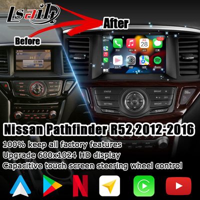 Nissan Pathfinder R52 Android マルチメディア画面のアップグレード IT06 06It システム carplay