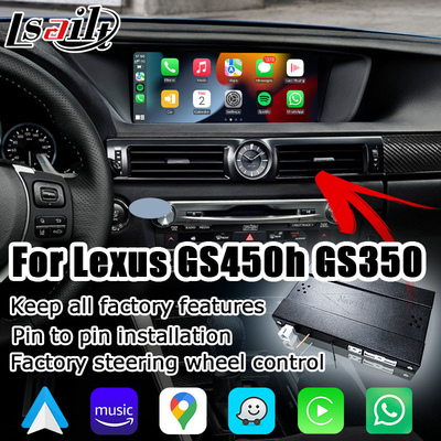 Lsailt によるレクサス GS450h GS350 GS200t 用ワイヤレス carplay アンドロイド自動インターフェース