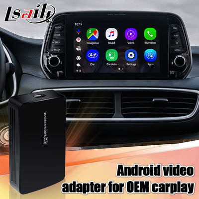 車carplayのヒュンダイKIA車のためのビデオ インターフェイス アンドロイド9.0 AI箱USB HDMI