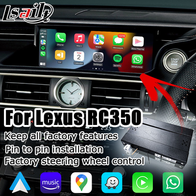 Lexus RC RC350 RCF RC200t RC300h RC300の人間の特徴をもつ自動車のためにcarplay無線電信