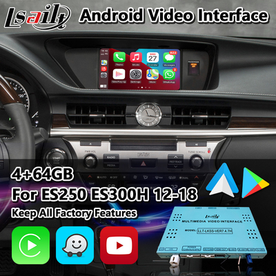 無線CarplayのLexus ES200 ES250 ES 300h ES350のためのLsailtの人間の特徴をもつビデオ インターフェイス