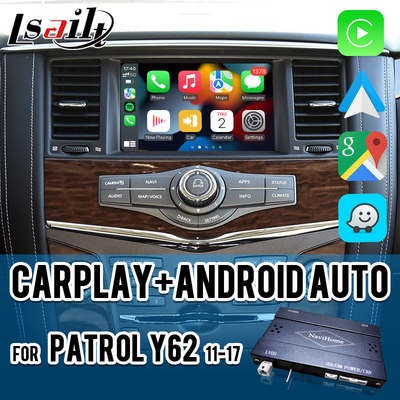ニッサン・パトロール Y62,パスファインダー,アーマダ Android Auto,Google Map,Wazeを含むカープレイインターフェース