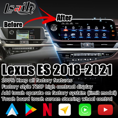 ルキサス ES300hアップグレード タッチスクリーン 12.3" Android Auto Carplay by Lsailt