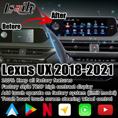 Android Carplay UX200 UX250h用のレキサスタッチスクリーン DSP アドジャスト Android オート