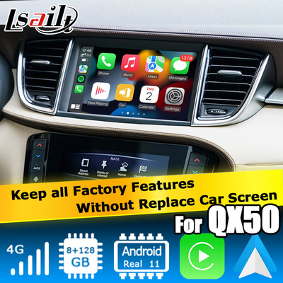 カープレイナビ Androidナビ ビデオインターフェース インフィニティ QX50 2018