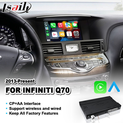 LSAILT 無線カープレイ アンドロイド オートインターフェイス 2013-2019年 インフィニティ Q70
