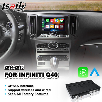 LSAILT OEM 統合 Android オートビデオ インターフェイス カープレイ インフィニティ Q40 2014-2015
