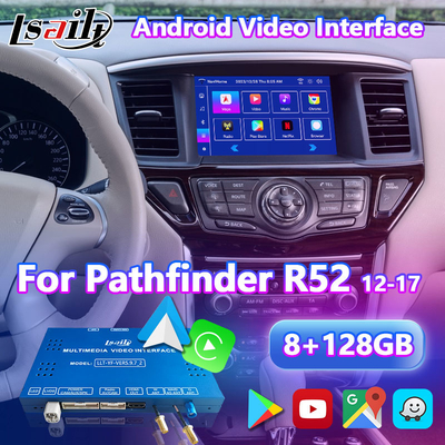 日産パスファインダー R52 用 Lsailt Android ビデオ インターフェイス ワイヤレス Carplay Android Auto
