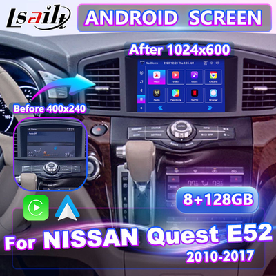 Lsailt 8 インチ アンドロイド マルチメディア カープレイ インターフェイス スクリーン 2011-2017 ニーサン クエスト E52