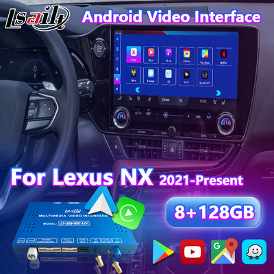 LSAILT アンドロイドカープレイ マルチメディアシステム ビデオインターフェース 2021年現在 Lexus NX NX200 NX250 NX350 NX350h NX400h NX450h