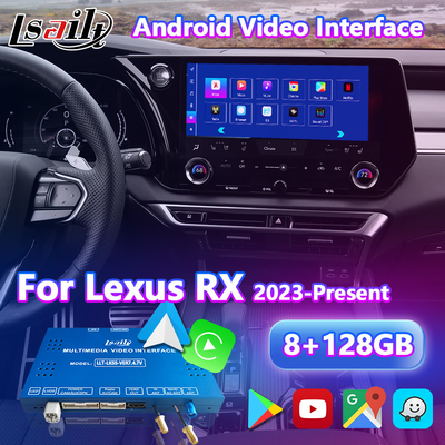 LSAILT アンドロイドカープレイ マルチメディアビデオインターフェイス 2023-現在 Lexus RX RX350 RX350h RX450h RX500h AL30