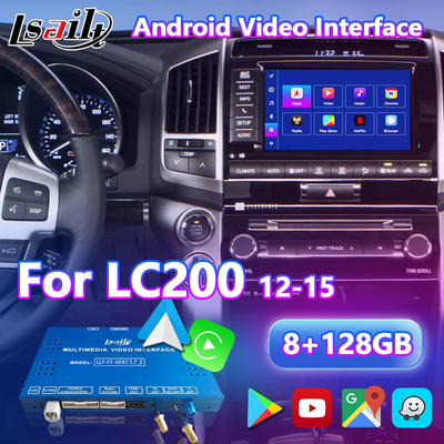 トヨタランドクルーザー LC200 V8 LC 200 2012-2015用のLsailt Androidマルチメディアビデオインターフェース