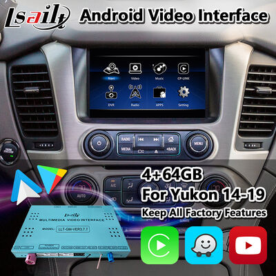 2015-2020 GMC Yukon Intellilinkシステム用Lsailt Android Carplayマルチメディアビデオインターフェース