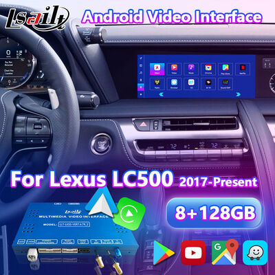 LSAILT Android Carplay 2017年現在 Lexus LC 500h 500 LC500 LC500h 向けレクサス ビデオ インターフェース