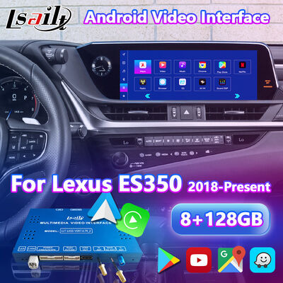 2018年以降のレクサスES300h ES250 ES350 ES300h用 Lsalit Android CarPlay ナビゲーションビデオインターフェース