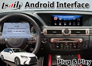 GS 450h 2014-2020年の車Gpsの運行箱Carplay GS450hのための4+64GB Lsailt Lexusのビデオ インターフェイス