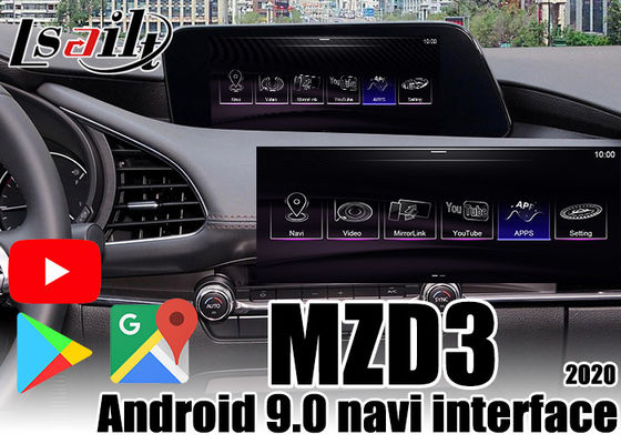 32GB Mazda3/CX-30 2020年のCarPlay箱サポートのための人間の特徴をもつ車インターフェイスはタッチ・コントロール演劇をグーグルで検索する