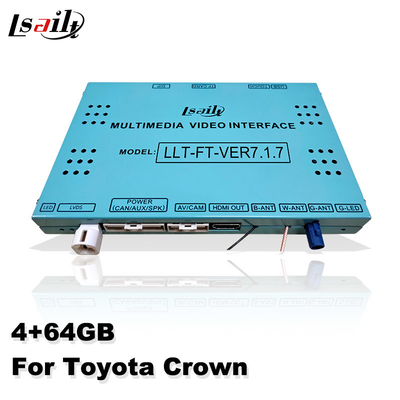トヨタ・クラウンAWS215 AWS210のためのLsailt 4GB人間の特徴をもつCarplayのビデオ インターフェイス