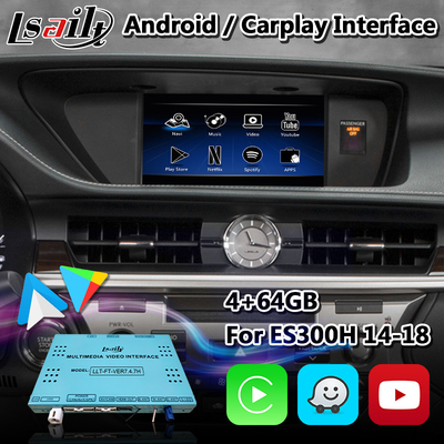 Lsailt ワイヤレス Apple Carplay & Android Auto Multimeida インターフェース Lexus ES350 ES300H ES250用