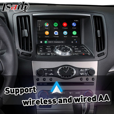 2008-2013年式インフィニティG37X G25 G35 G37S G35x G25X G37用 ワイヤレス Android Auto CarPlay インターフェース
