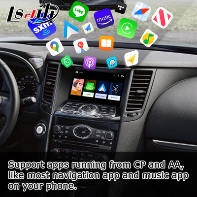 インフィニティ FX35 FX37 FX50 QX70 用ワイヤレス carplay アンドロイド自動インターフェースボックス