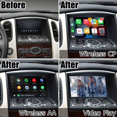 ワイヤレス android 自動 carplay インフィニティ EX35 EX25 EX37 QX50 EX IT08 08IT モジュールボックス