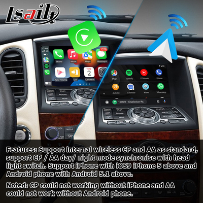 ワイヤレス android 自動 carplay インフィニティ EX35 EX25 EX37 QX50 EX IT08 08IT モジュールボックス