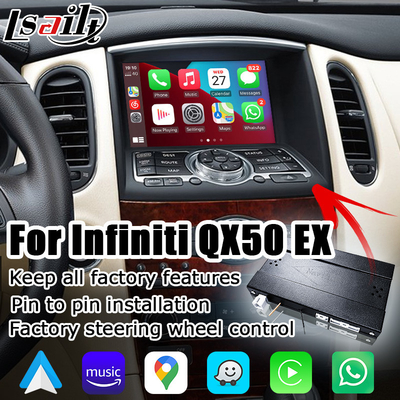 ワイヤレス android 自動 carplay インフィニティ EX35 EX25 EX37 QX50 EX IT08 08IT モジュールボックス