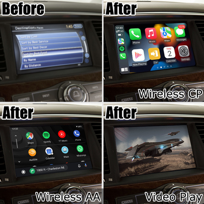 インフィニティ QX80 QX56 Z62 ワイヤレス carplay アンドロイド自動マルチメディア インターフェイス IT08