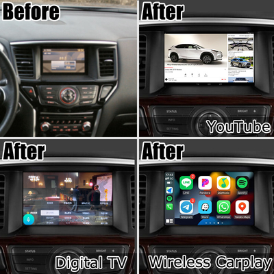 Nissan Pathfinder R52 Android マルチメディア画面のアップグレード IT06 06It システム carplay
