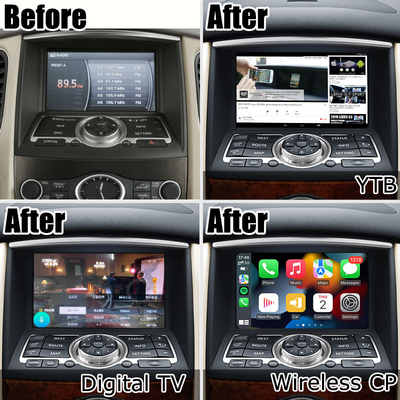 インフィニティ QX50 EX EX35 EX25 EX37 日産 スカイライン クロスオーバー Android HD スクリーン カープレイ Android 自動アップグレード