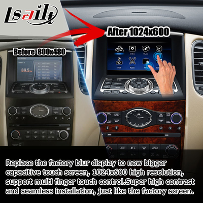 インフィニティ QX50 EX EX35 EX25 EX37 日産 スカイライン クロスオーバー Android HD スクリーン カープレイ Android 自動アップグレード