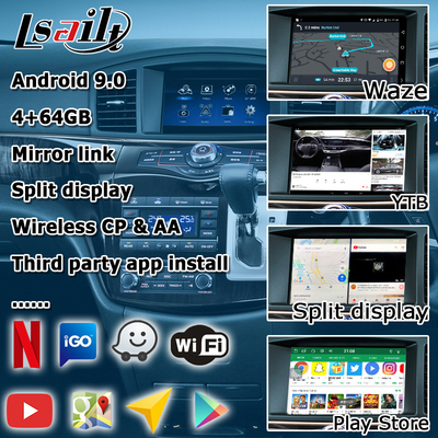 日産 エルグランド E52 HD ムーティ フィンガー タッチ HD スクリーン アップグレード ワイヤレス カープレイ アンドロイド オート
