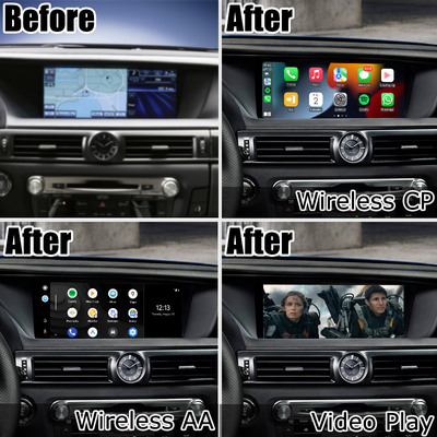 Lsailt によるレクサス GS450h GS350 GS200t 用ワイヤレス carplay アンドロイド自動インターフェース