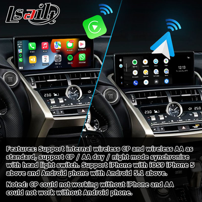 Lexus NX300 NX300h 2018 2021 ワイヤレス carplay android 自動インターフェースボックス