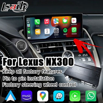 Lexus NX300 NX300h 2018 2021 ワイヤレス carplay android 自動インターフェースボックス