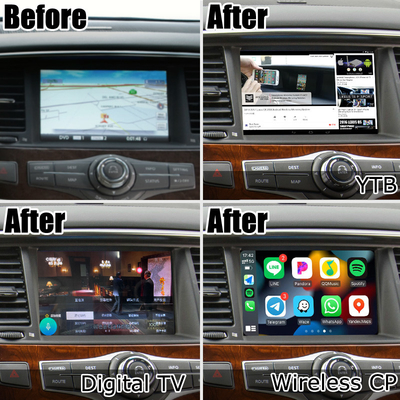 インフィニティ QX80 QX56 Z62 カープレイ アンドロイド オート マルチフィンガー HD タッチ スクリーン アップガード IT08