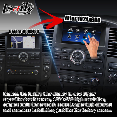 Nissan Pathfinder IT08 R51 HD スクリーン アップグレード ワイヤレス カープレイ アンドロイド オート ナビゲーション ボックス